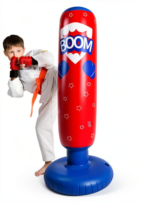 Kids Punching Bag Wuzeautk PVC Comic Design-0