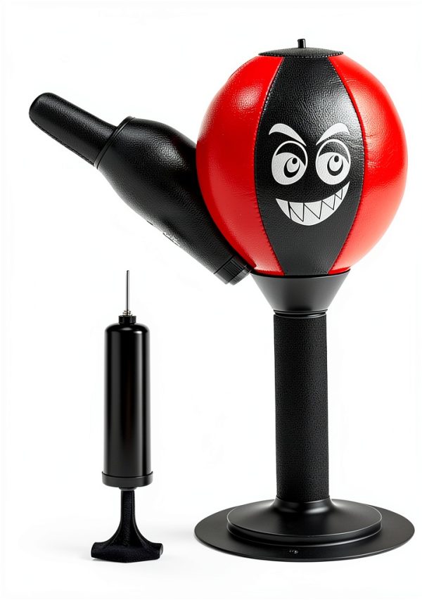 Boxing Desktop Punching Bag Jegxemt Black PU-0