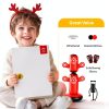 QPAU Kids Inflatable Punching Bag Red PVC Design-4