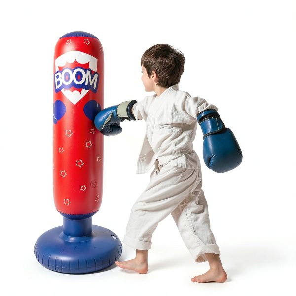 Kids Punching Bag Wuzeautk PVC Comic Design-3