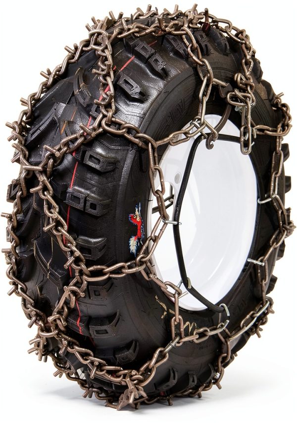 Grizzlar ATV Snow Chains Carbon Steel Diamond Style-0