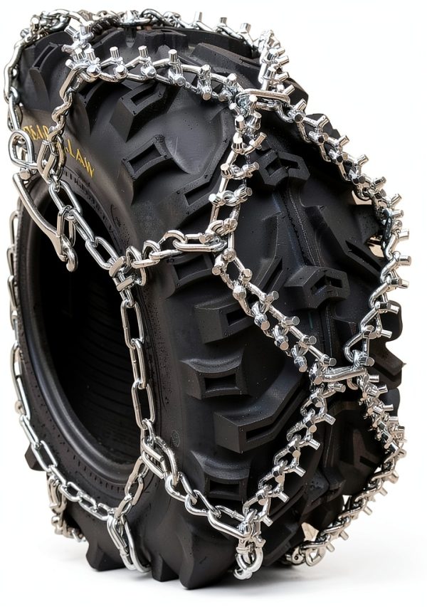ATVChain Alloy Studded Chains 2 Studs per Link-0