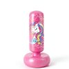 Threeall Freestanding Punching Bag Pink PVC 66in-2