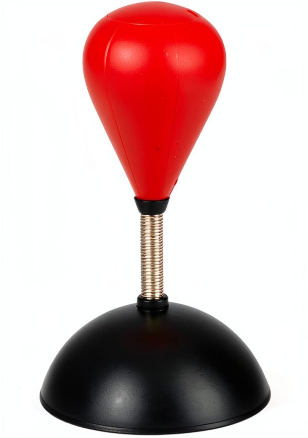 Mini Desktop Punching Bag Rhode Island Faux Leather-0