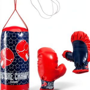 Kids Boxing Set Franklin Sports PVC Mini Bag-0