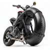 Snow Chains TOPPERFUN Nylon Zip Tie Tire Chains-5
