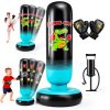 Kids Punching Bag EIVONDA PVC Blue Black-0