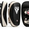 RDX Boxing MMA Pads Black Leather-1