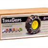 TerraKing Rubber Tire Chains for Tractors Universal Fit-5
