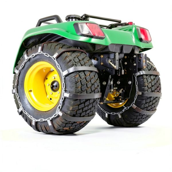 TerraKing Rubber Tire Chains for Tractors Universal Fit-6
