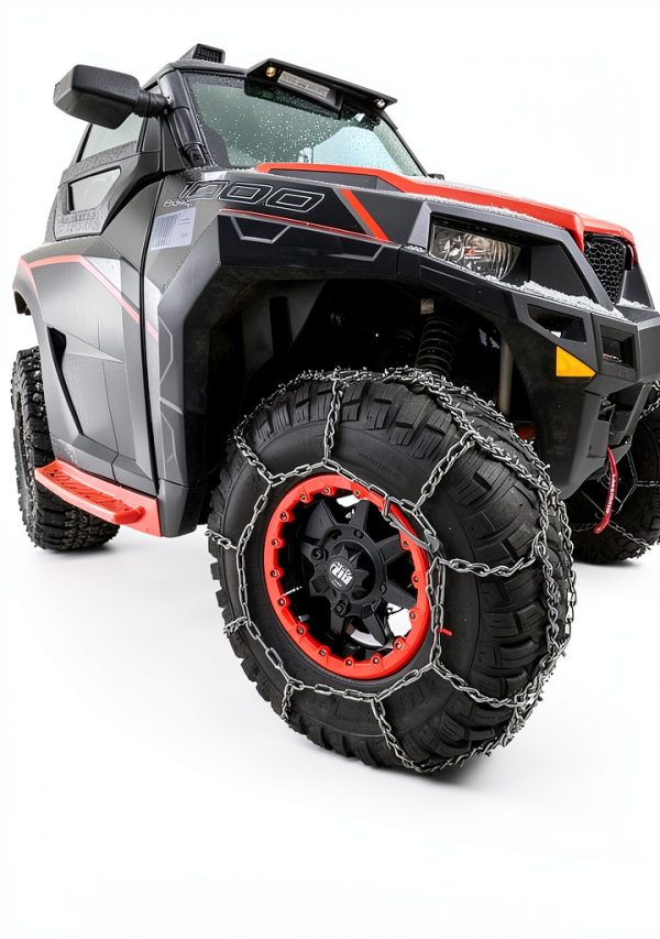 Grizzlar ATV Snow Chains Carbon Steel Diamond Style-1