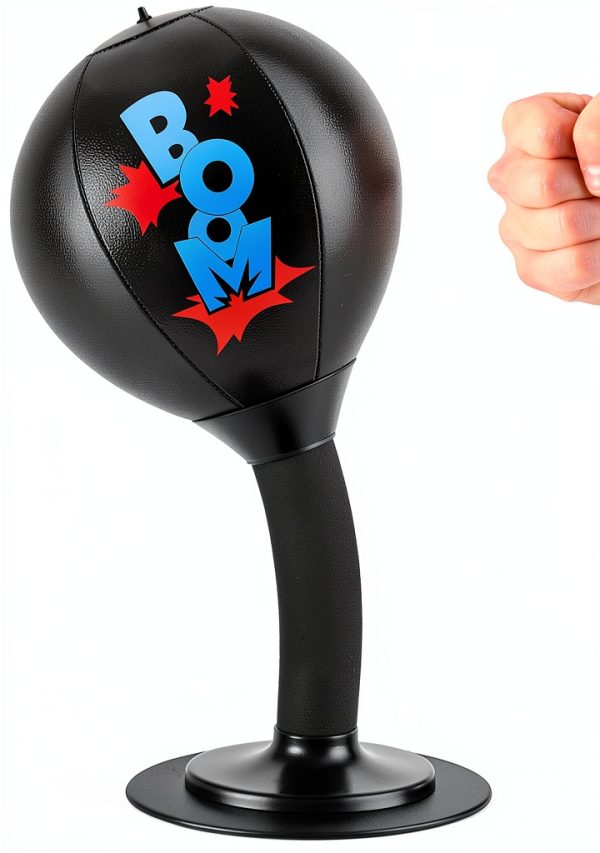 DR.YYDF Boxing Punching Bag Black Faux Leather-0