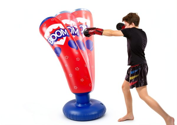 Kids Punching Bag Wuzeautk PVC Comic Design-5