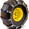 TerraKing Rubber Tire Chains for Tractors Universal Fit-0