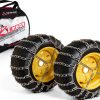 ATV Snow Chains The ROP Shop 2-Link Zinc-Plated-0