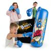 Karate Punching Bag REAYAN Blue PVC 17x5 Inch-4