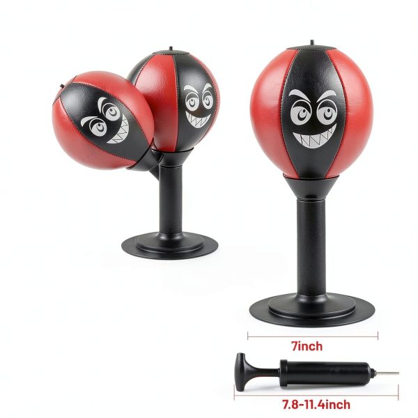 Boxing Desktop Punching Bag Jegxemt Black PU-1