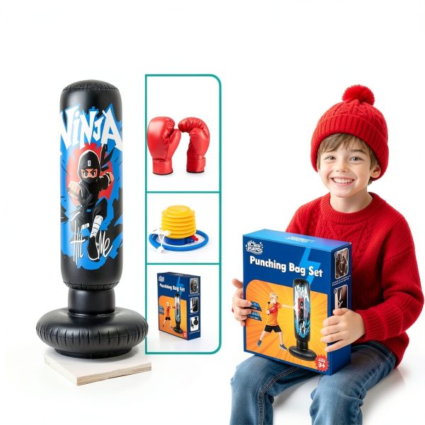 BCWATERFUNPD Kids Punching Bag PVC Material-6