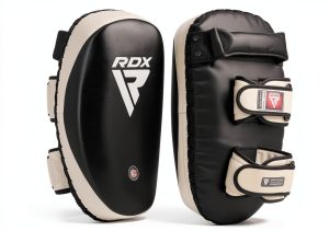RDX Boxing MMA Pads Black Leather-0