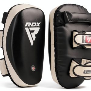 RDX Boxing MMA Pads Black Leather-0