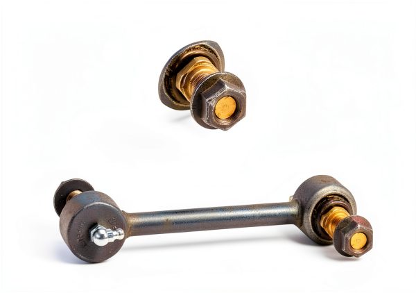 MOOG Sway Bar Link Kit Black Rubber Right Side-2