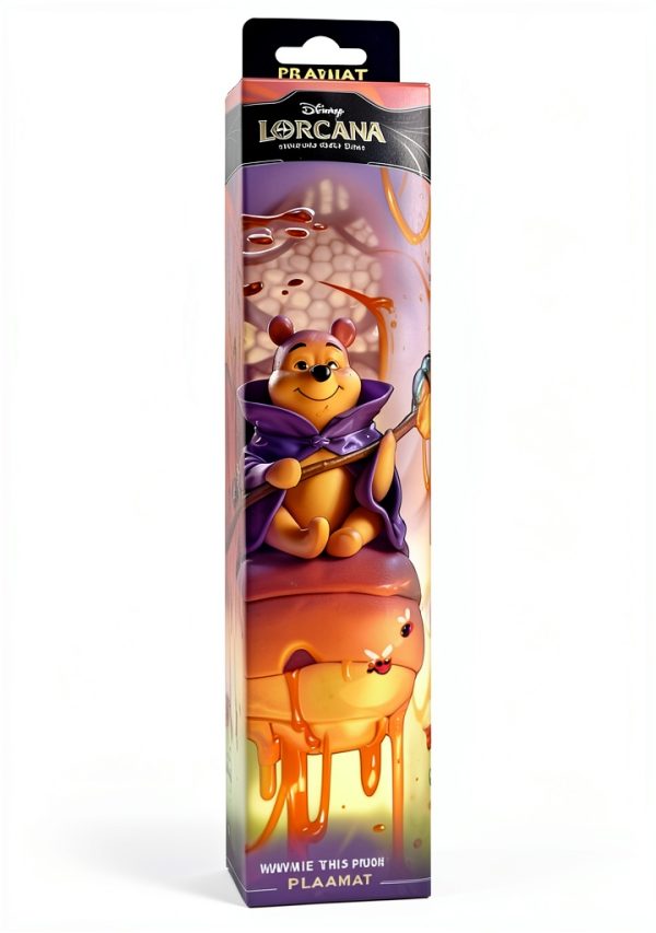 Disney Lorcana Playmat Ravensburger Neoprene Winnie Pooh 24x13.5in-0