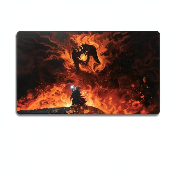 Paramint Magic: The Gathering Playmat LOTR Inspired 24x14in Tournament-2