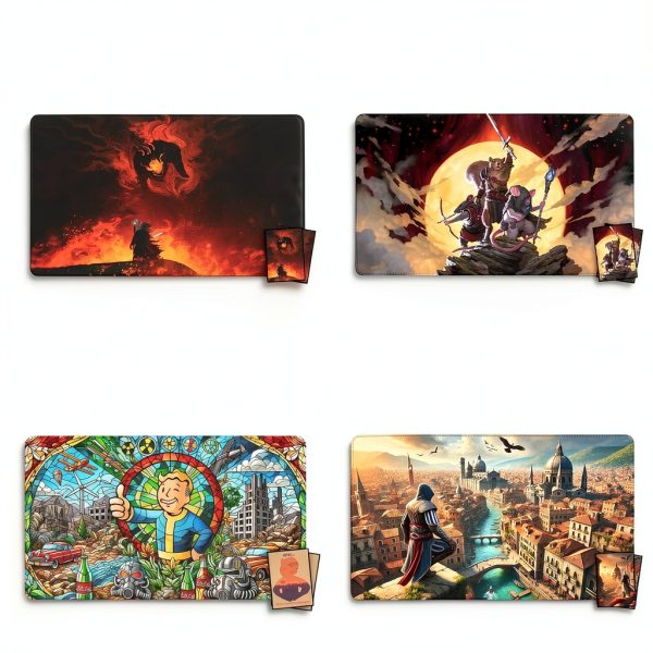 Paramint Magic: The Gathering Playmat LOTR Inspired 24x14in Tournament-6