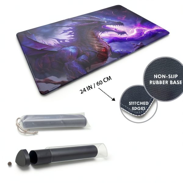 FROGIGO Custom TCG Playmat 24x14 Inch Cloth & Rubber Gaming Mat-1