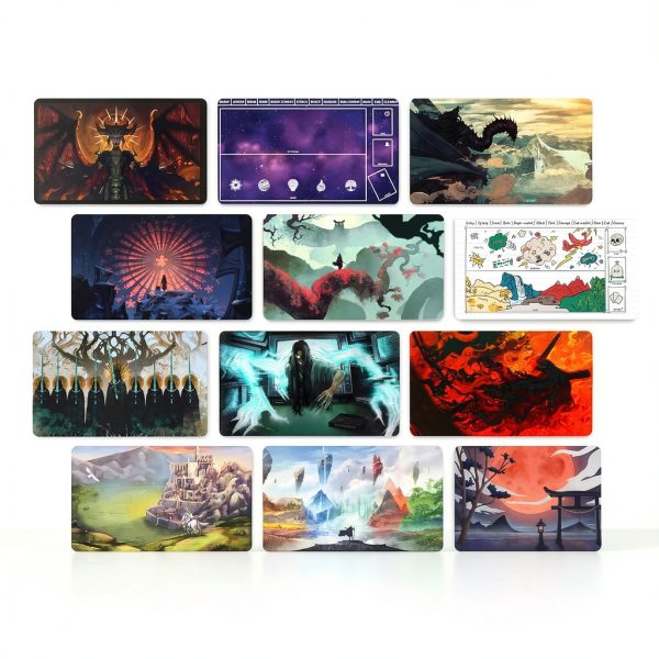 Paramint Magic: The Gathering Playmat LOTR Inspired 24x14in Tournament-5