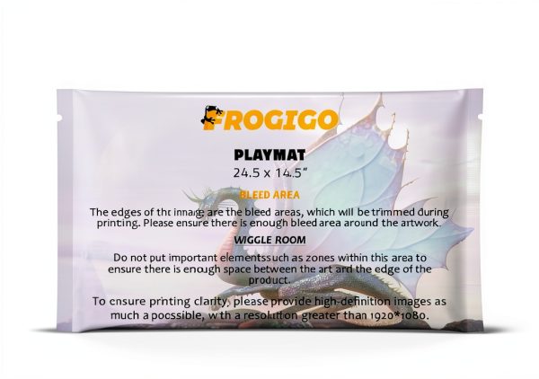 FROGIGO Custom TCG Playmat 24x14 Inch Cloth & Rubber Gaming Mat-4