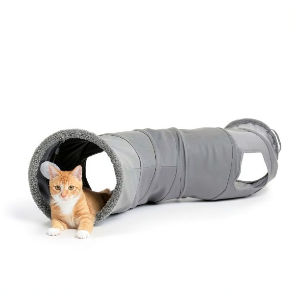 Cat Tunnel PAWZ Road S shaped Play Tunnel 51" Long 10.5" Diameter-5