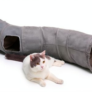 Cat Tunnel PAWZ Road S shaped Play Tunnel 51" Long 10.5" Diameter-0