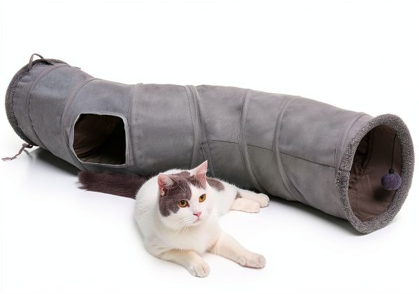 Cat Tunnel PAWZ Road S shaped Play Tunnel 51" Long 10.5" Diameter-0