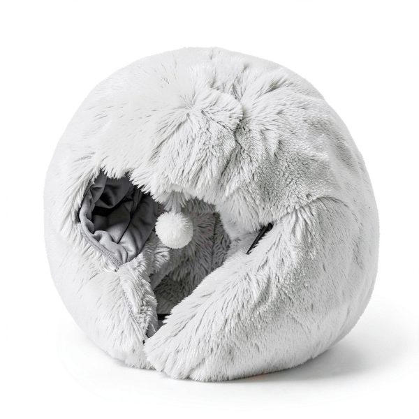 Cat Donut Tunnel Bed Wonder Family XL Plush Circle Hideaway for Cats-4