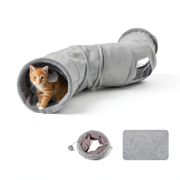 Cat Tunnel PAWZ Road S shaped Play Tunnel 51" Long 10.5" Diameter-4