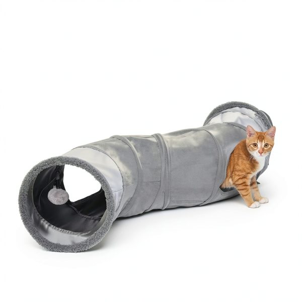 Cat Tunnel PAWZ Road S shaped Play Tunnel 51" Long 10.5" Diameter-2