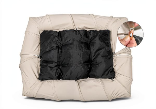 Cat Tunnel Bed XL by XxingSheep Tunnel with Cool Mat Dark Gray-5