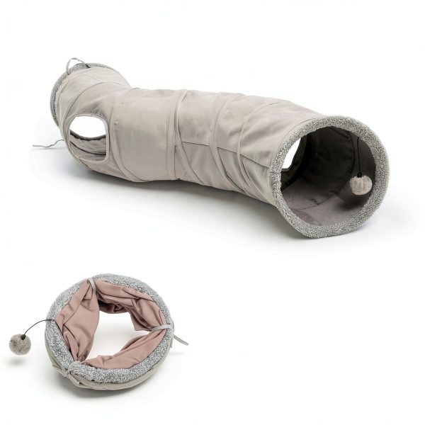 Cat Tunnel PAWZ Road S shaped Play Tunnel 51" Long 10.5" Diameter-1